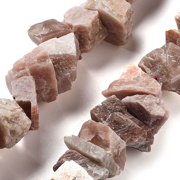 

PandaHall Raw Rough Natural Strawberry Quartz Beads Strands, Nuggets, 9~17x7~16x8~14mm, Hole: 0.9mm, about 21~25pcs/strand, 7.09''~7.87''...