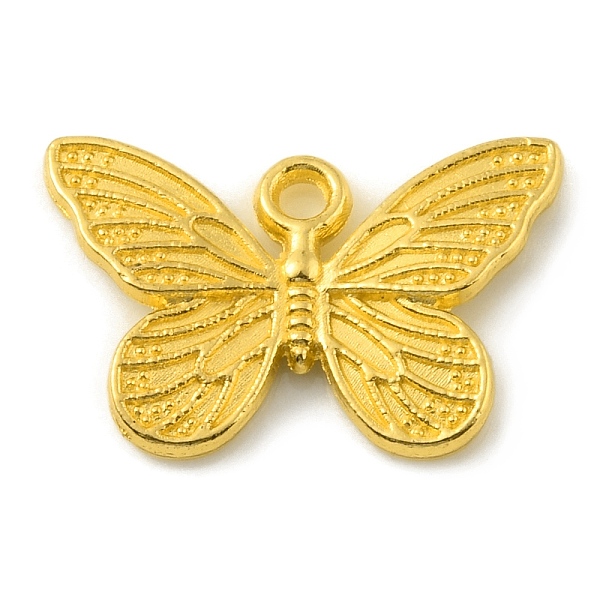 

PandaHall Alloy Pendants, Butterfly, Golden, 10.5x16x1.5mm, Hole: 1.4mm Alloy Butterfly