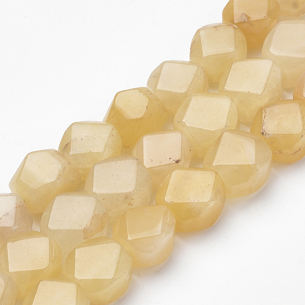 

PandaHall Natural Yellow Aventurine Beads Strands, Faceted, Oval, 13~14x12~13x10mm, Hole: 1.5mm, about 29pcs/strand, 16.3 inch Yellow...