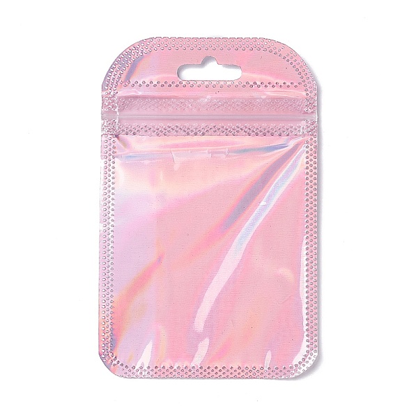 

PandaHall PP Zip Lock Bags, Resealable Bags, Self Seal Bag, Rectangle, Pink, 11x7x0.2cm Plastic Pink