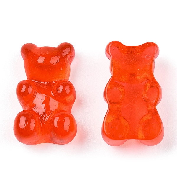 

PandaHall Resin Cabochons, Bear, Red, 17.5x10.5x7.5mm Resin Bear Red