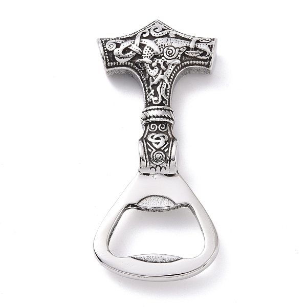 

PandaHall Tibetan Style 304 Stainless Steel Manual Polishing Big Pendants, Anchor Charms, Bottle Opener Charms, Antique Silver, 70x31x11mm...
