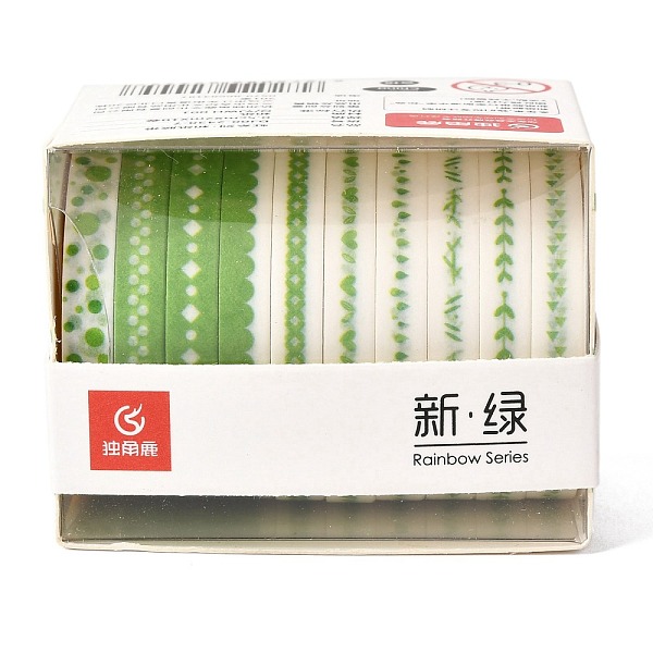 

PandaHall DIY Scrapbook Decorative Paper Tapes, Adhesive Tapes, Gift Wrapping Tape, for DIY Scrapbooking Supplie Gift Decoration, Lime Green...