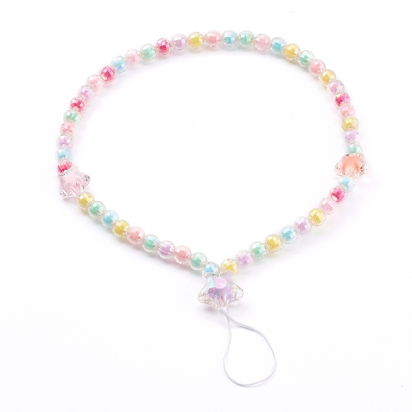 Transparent Acrylic Beaded Mobile Straps