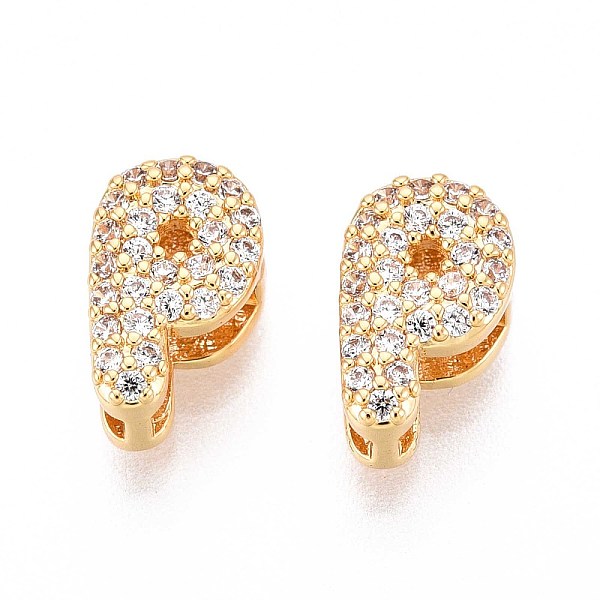 Brass Micro Pave Cl… - image