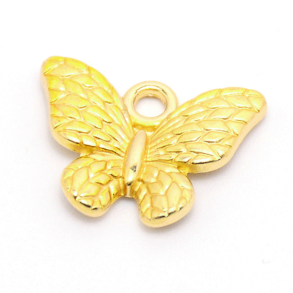 

PandaHall Alloy Enamel Pendant, Butterfly, Cadmium Free & Lead Free, Light Gold, Yellow, 13x17.5x2.5mm, Hole: 2mm Alloy+Enamel Butterfly...