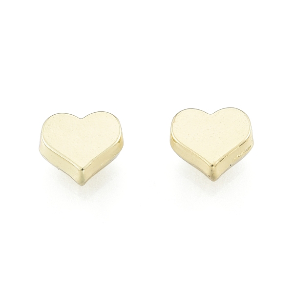 

PandaHall Alloy Beads, Cadmium Free & Lead Free, Heart, Light Gold, 6x7x2.5mm, Hole: 1.4mm Alloy Heart