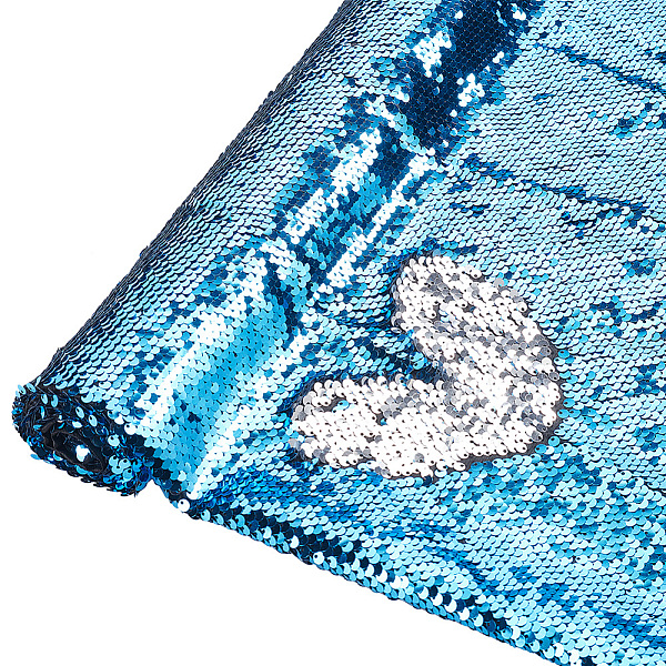 

PandaHall Sequin Fabric, 1.64x1.09 Yards Shimmer Reversible Sequin Fabric Wall Flip Sequin Fabric Mesh Glitter Fabric for Sewing DIY...