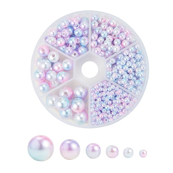 Regenbogen ABS Kunststoff Nachahmung Perlen