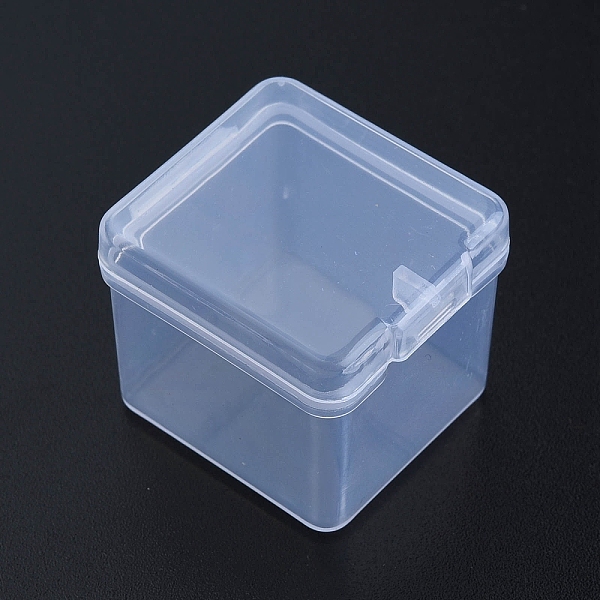 

PandaHall Plastic Bead Storage Containers, Square, Clear, 3.45x3x2.8cm Plastic Square Clear