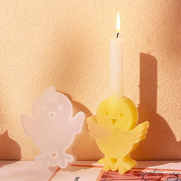 

PandaHall DIY Silicone Candle Molds, For Silhouette Candle Making, Chick, 13.3x10.3x2.6cm Silicone Chick