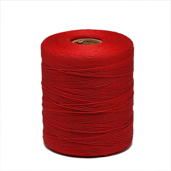 

PandaHall Waxed Polyester Cord, Red, 1x0.5mm, about 743.66 Yards(680m)/Roll Waxed Polyester Cord Flat Red