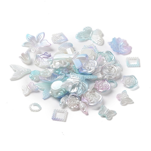 

PandaHall DIY Baroque Jewelry Making Finding Kit, Including Gradient Acrylic Charms and Beads, Mixed Shapes, Light Blue...