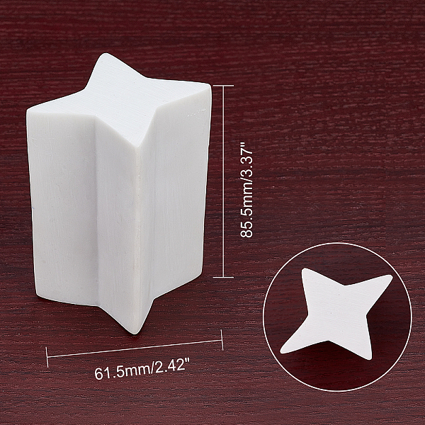 

PandaHall Resin Handmade Soap Rendering Accessories, White, 85.5x61.5x55mm Resin White
