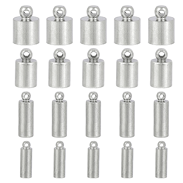 

PandaHall Unicraftale 304 Stainless Steel Cord Ends, End Caps, Column, Stainless Steel Color, 10x6mm, Hole: 1.5mm, Inner Diameter: 5mm...