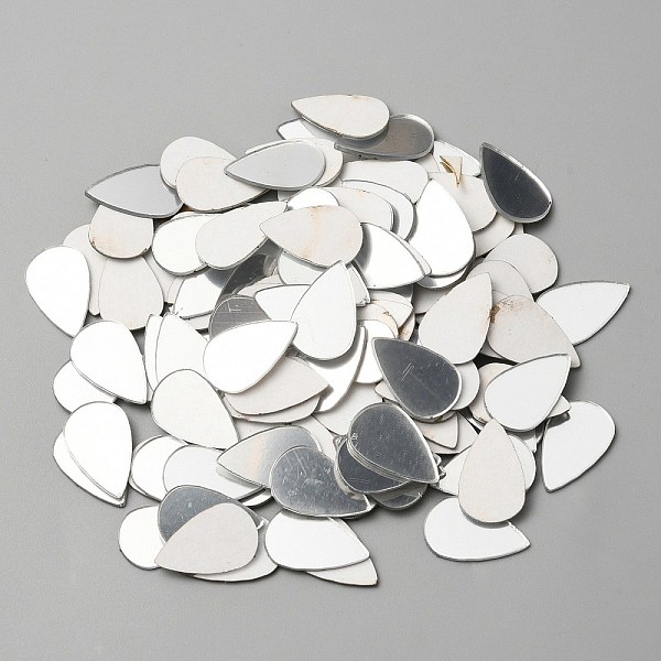 

PandaHall 120Pcs Acrylic Teardrop Mirror Mosaic Wall Stickers, Self-adhesive Wall DIY Decals for Home Wall Cabinet Decorations, Silver...