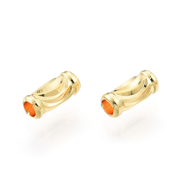 

PandaHall Brass Tube Beads, Nickel Free, Real 18K Gold Plated, 7x3mm, Hole: 1.8mm Brass Tube