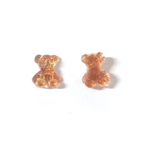 

PandaHall Aurora Colorful Resin Nail Art Decoratio, 3D Bear Shape, for Jewelry Making Nail Art Design, Brown, 9x7.5x4.5mm Resin Bear Brown