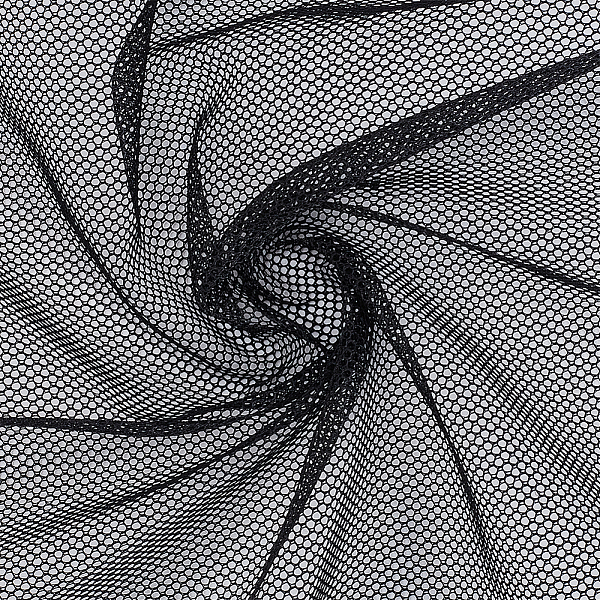 

PandaHall 2M Polyester Mesh Fabric, for Dress Costumes Decoration, Black, 200x159x0.02cm Polyester Rectangle Black