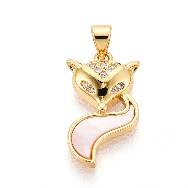 Brass Micro Pave Cl… - image