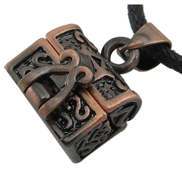 

PandaHall Brushed Red Copper, 14x12mm, Hole: 4mm Brass Box