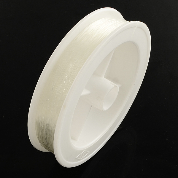 

PandaHall Korean Elastic Crystal Thread, Clear, 0.6mm, about 109.36 yards(100m)/roll TPU Round Clear