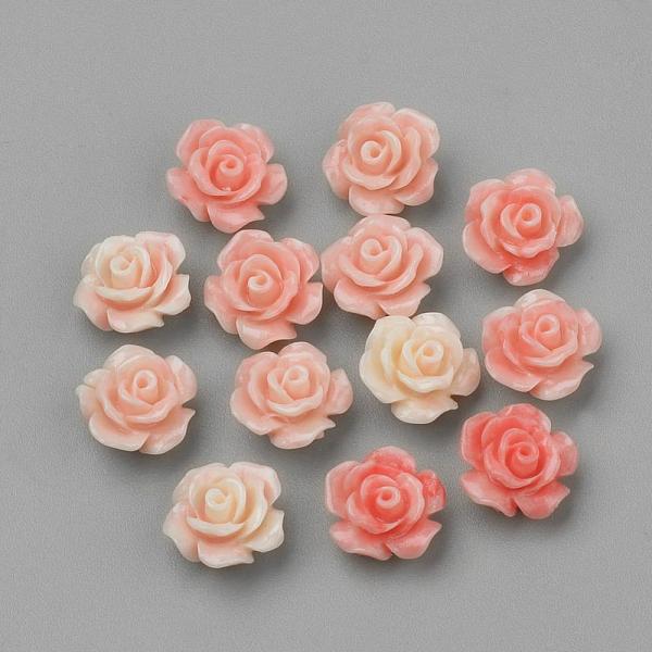 

PandaHall Synthetic Coral Beads, Camellia Flower, Coral, 10x10x6.5mm, Hole: 1mm Synthetic Coral Flower Red