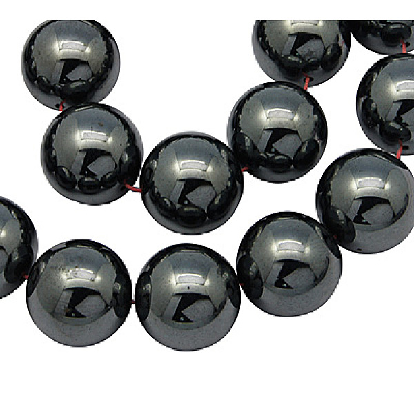 Non-Magnetic Synthetic Hematite Beads Strands