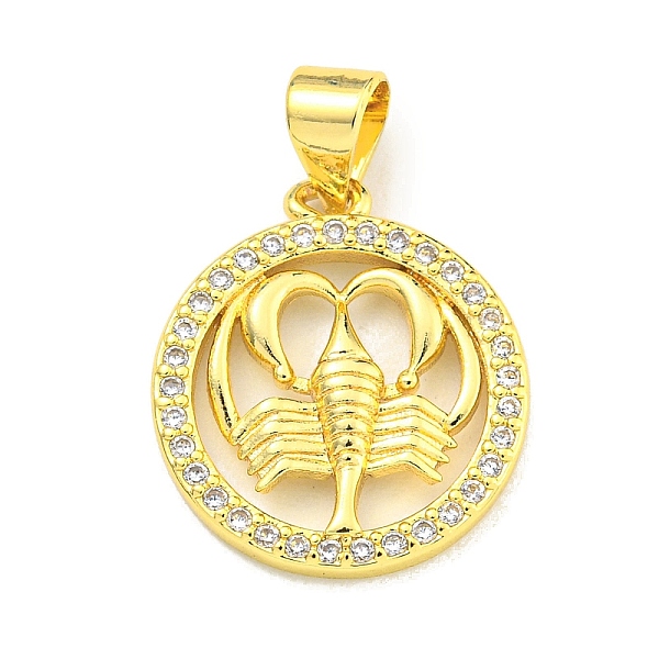 

PandaHall Brass Micro Pave Cubic Zirconia Pendants, Real 18K Gold Plated, Cancer, 17x15x2mm, Hole: 4x3.5mm Brass+Cubic Zirconia Cancer Clear