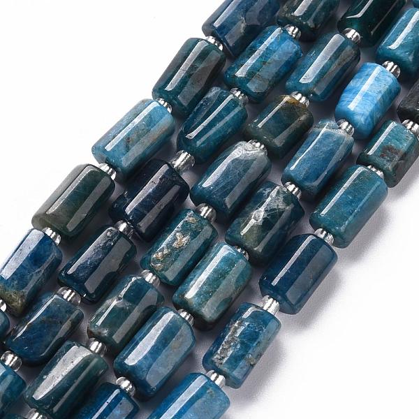 

PandaHall Natural Apatite Beads Strands, Faceted, Column, 8~11x6~8x5~7mm, Hole: 1mm, about 15~17pcs/strand, 7.28~7.48 inch Apatite Column