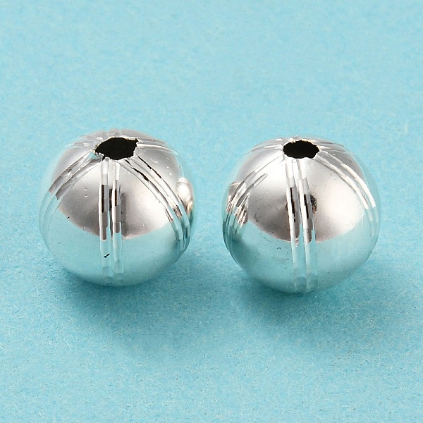 

PandaHall Eco-friendly Brass Beads, Cadmium Free & Lead Free, Long-Lasting Plated, Round, 925 Sterling Silver Plated, 10mm, Hole: 1.5mm...
