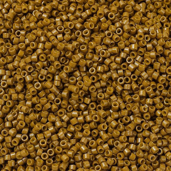 

PandaHall MIYUKI Delica Beads, Cylinder, Japanese Seed Beads, 11/0, (DB2110) Duracoat Dyed Opaque Toast, 1.3x1.6mm, Hole: 0.8mm, about..., Brown