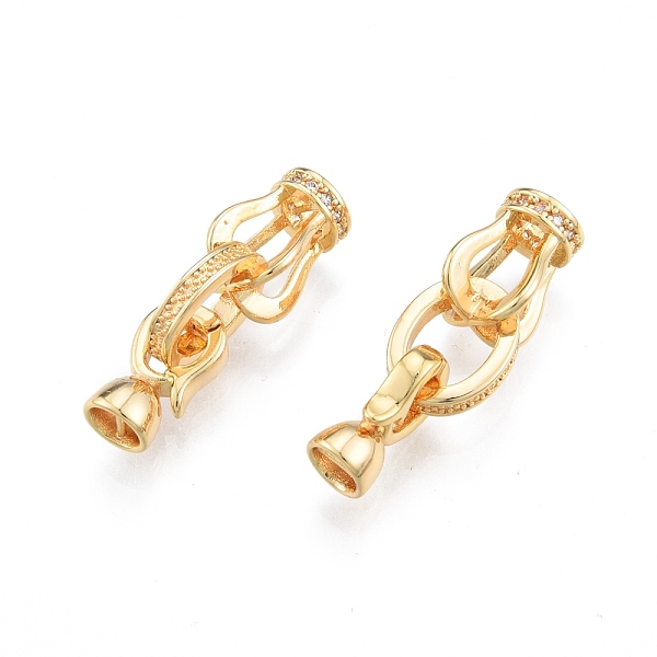 

PandaHall Brass Fold Over Clasps, with Crystal Rhinestone Findings, Crown, Real 18K Gold Plated, Clasp: 12.5x6x5.5mm, Inner Diameter..., Clear