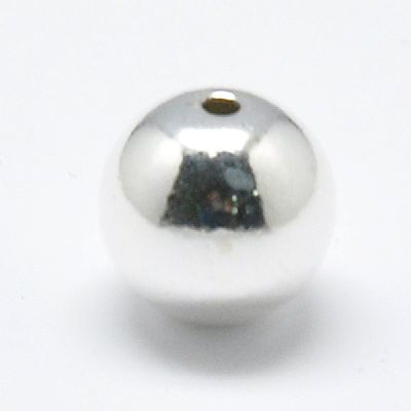 

PandaHall Sterling Silver Beads, Seamless Round, Silver, 6mm, Hole: 1mm Sterling Silver Round