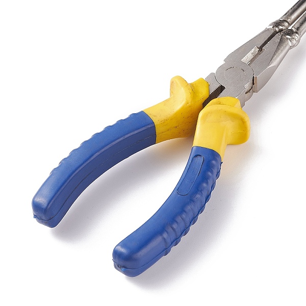 

PandaHall (Defective Closeout Sale: Smudginess and Abrasion), Iron Crucible Tongs, Graphite Furnace Crucibles Pliers, For Melting Casting...