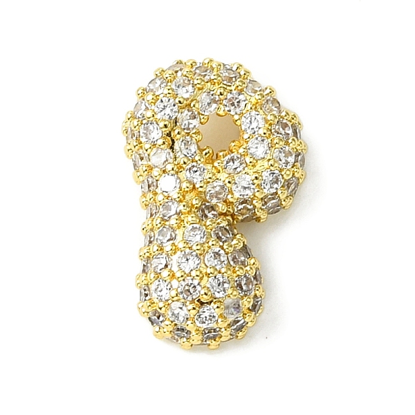 

PandaHall Rack Plating Brass Clear Cubic Zirconia Pendants, Cadmium Free & Lead Free, Long-Lasting Plated, Alphabet, Real 18K Gold Plated...
