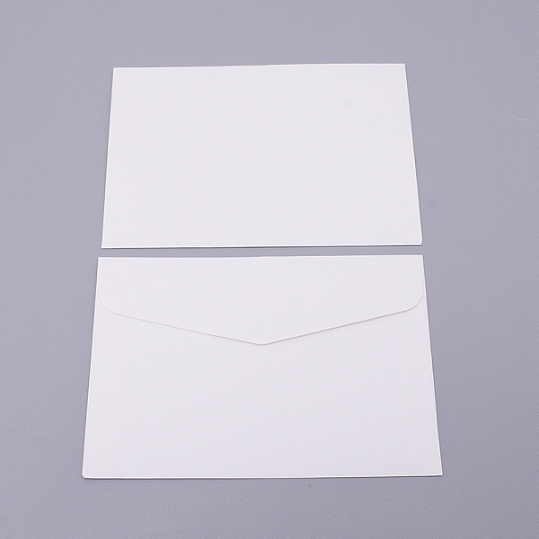 

PandaHall Paper Envelopes, Rectangle, White, 11x16x0.03cm Paper Rectangle White