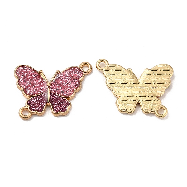 

PandaHall Rack Plating Alloy Enamel Connector Charms, Butterfly Links with Glitter Powder, Long-Lasting Plated, Cadmium Free & Nickel Free &...