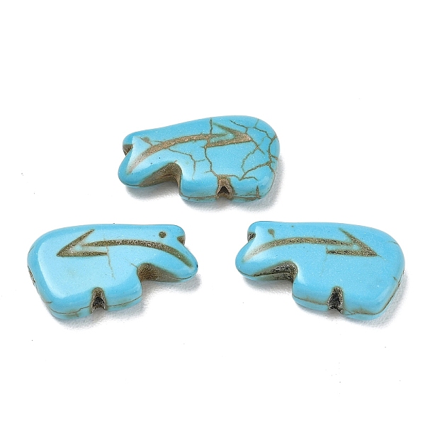 Dyed Synthetic Turquoise Beads