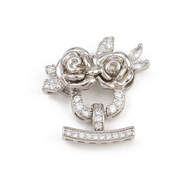 Brass Micro Pave Cl… - image