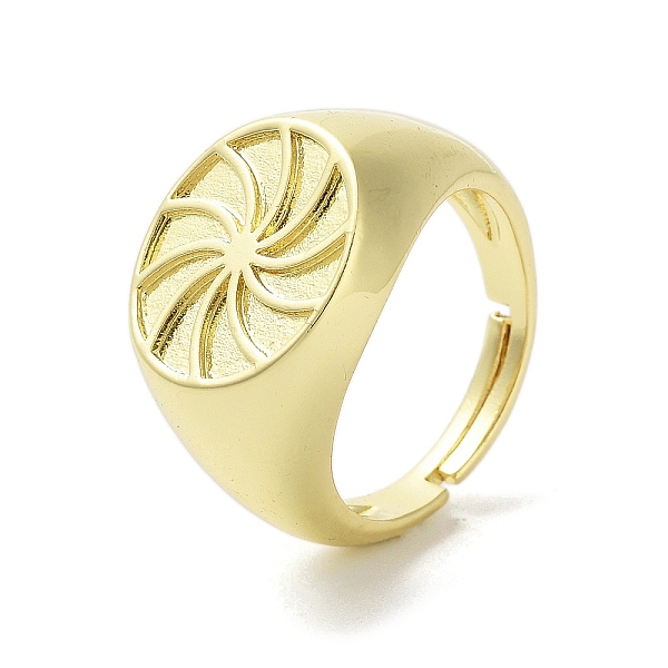 

PandaHall Brass Rings for Women, Real 18K Gold Plated, 8~20.5mm, US Size 14(23mm) Brass Others