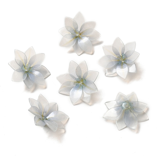 

PandaHall Flower Bead Cap, for DIY Jewelry Making, Light Steel Blue, 24~25x7~8mm, Hole: 1~1.4mm Acrylic