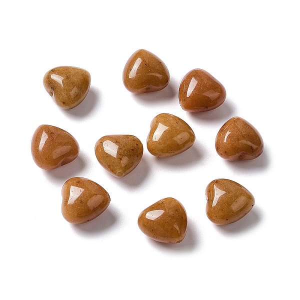 

PandaHall Natural Red Aventurine Beads, Heart, Alice Blue, 14.5~15x14.5~15x8.5~9mm, Hole: 1mm Red Aventurine Heart