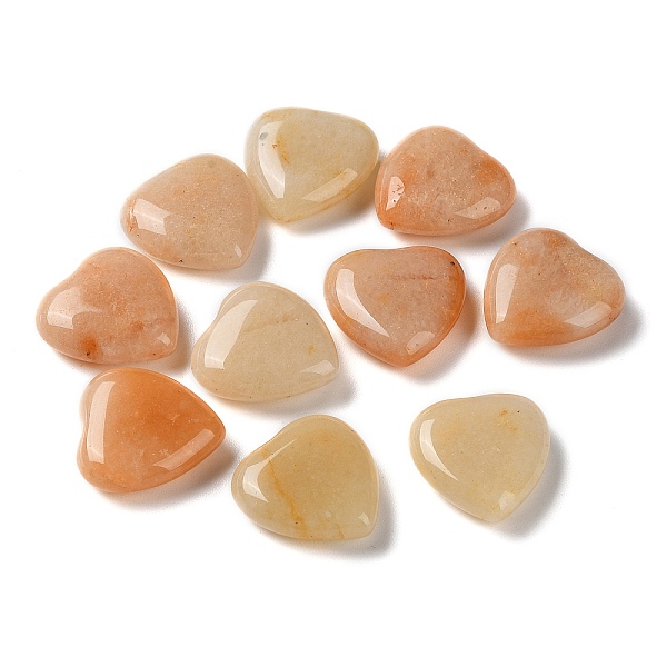 

PandaHall Natural Red Aventurine Heart Palm Stones, Crystal Pocket Stone for Reiki Balancing Meditation Home Decoration, 20.5x20x7mm Red...