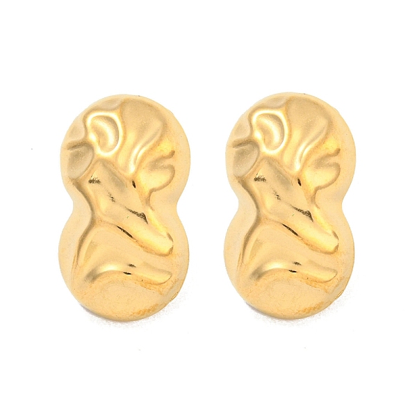 Peanut 304 Stainless Steel Ear Studs