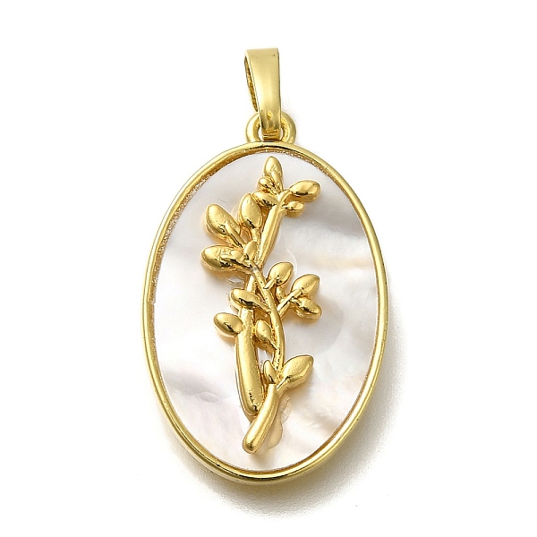 Brass Pave Shell Bi… - image