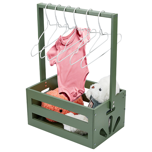 1Pc Wooden Baby Shower Closet Crates