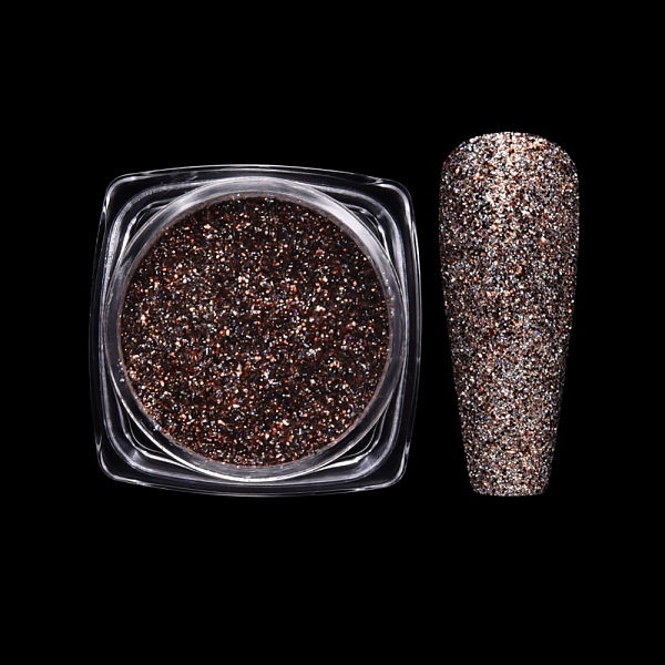 

PandaHall Laser Nail Art Glitter Powder, Starry Sky/Mirror Effect, Shiny Nail Decoration, Light Grey, Box: 30x30x16.5mm Plastic Others Gray
