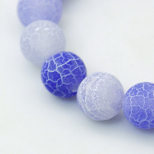 Natural Crackle Agate Beads Strands
