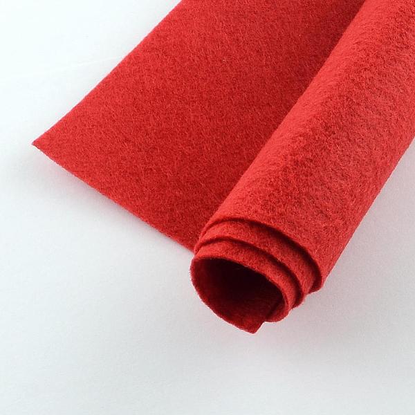 

PandaHall Non Woven Fabric Embroidery Needle Felt for DIY Crafts, Square, Crimson, 298~300x298~300x1mm, about 50pcs/bag Cloth Pink
